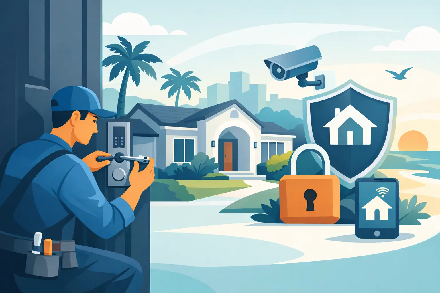 Residential Locksmith Hollywood FL for Home Security