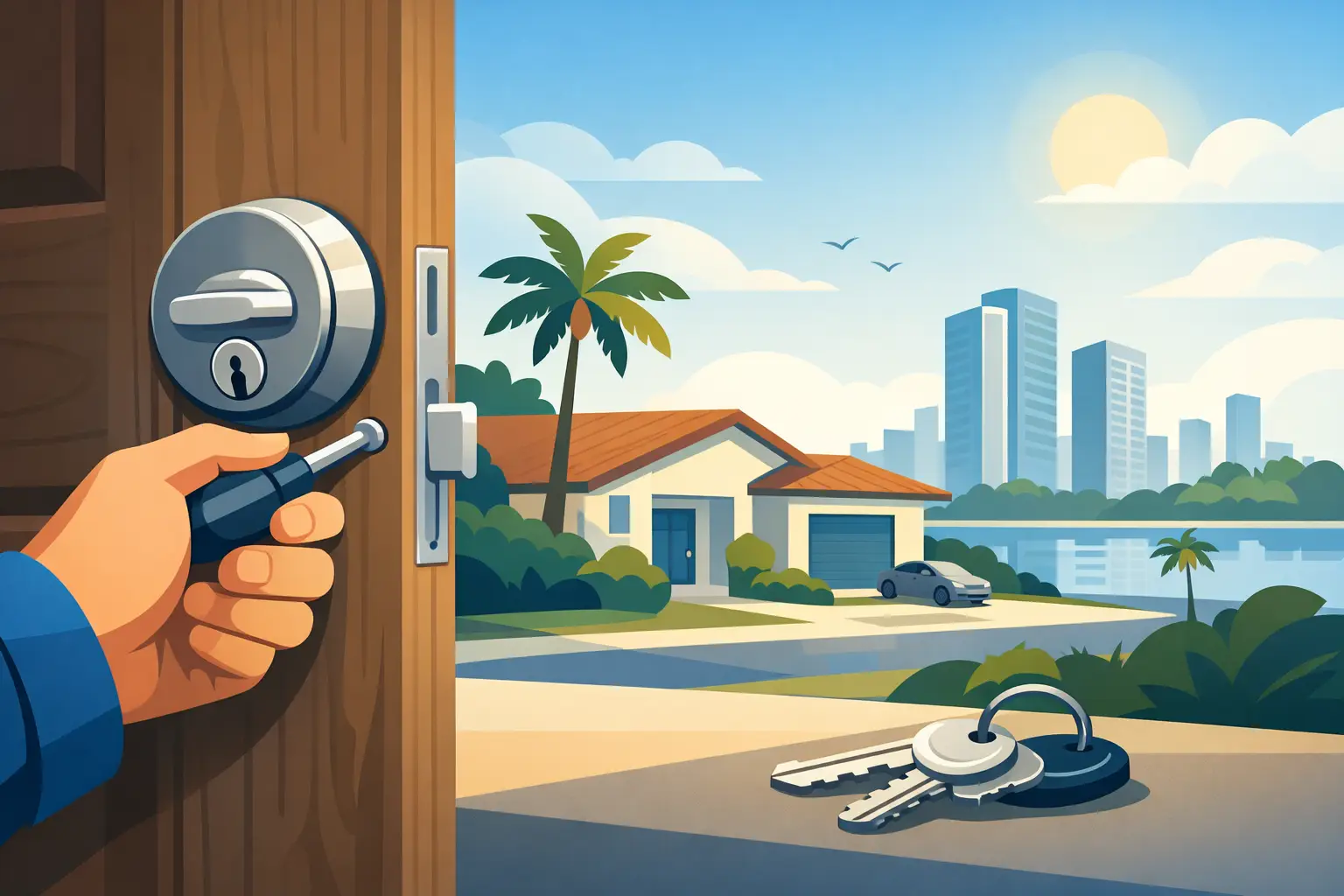 Deadbolt Installation in Broward County Homes