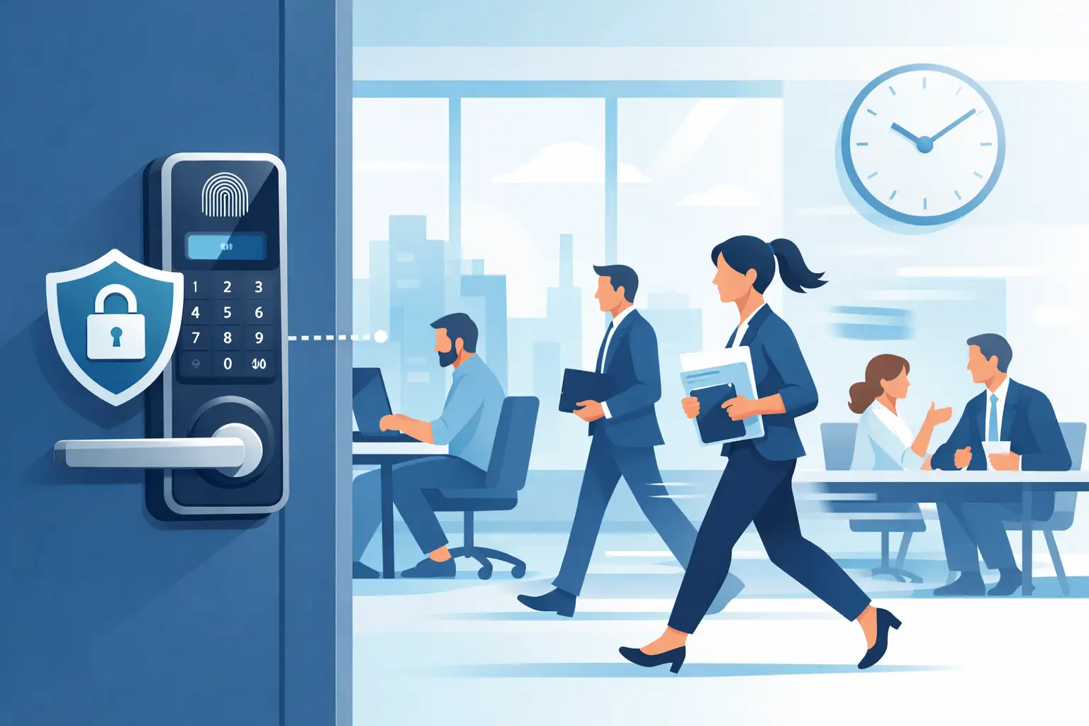 How to Secure Office Doors Without Slowing Work