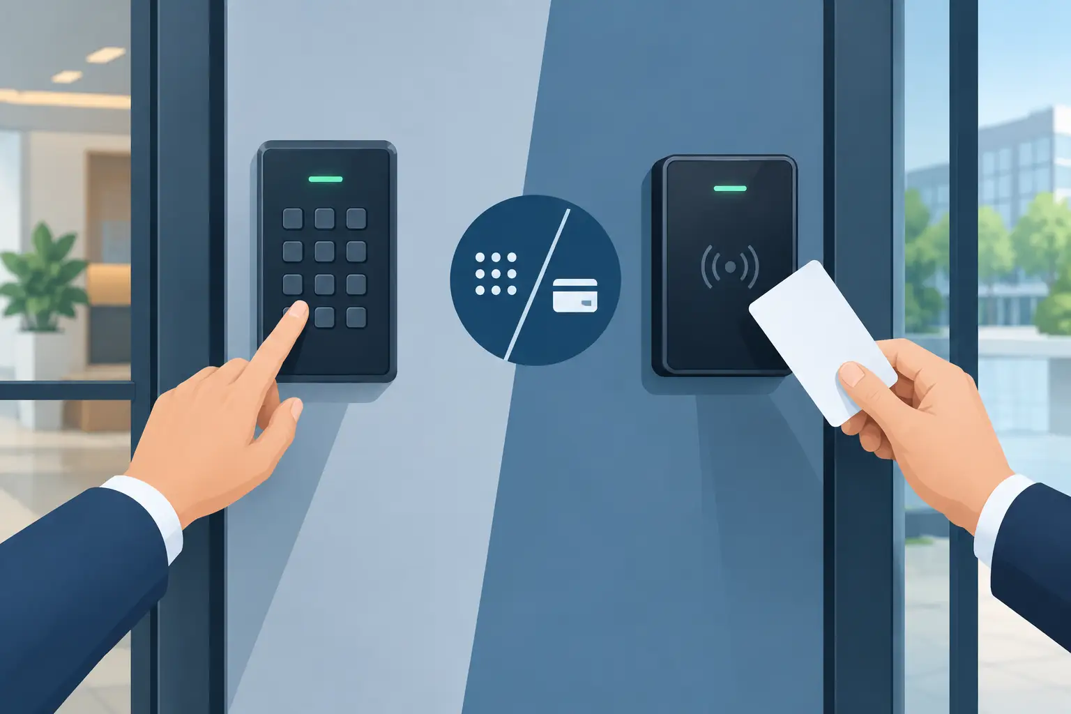 Commercial Keypad Versus Card Access: Which Fits?